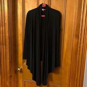 Elegant Black Women's wrap top